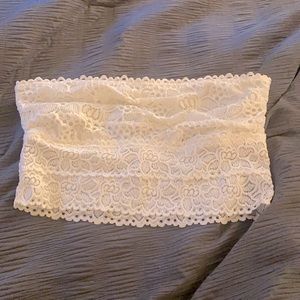 Aerie white lace bandeau